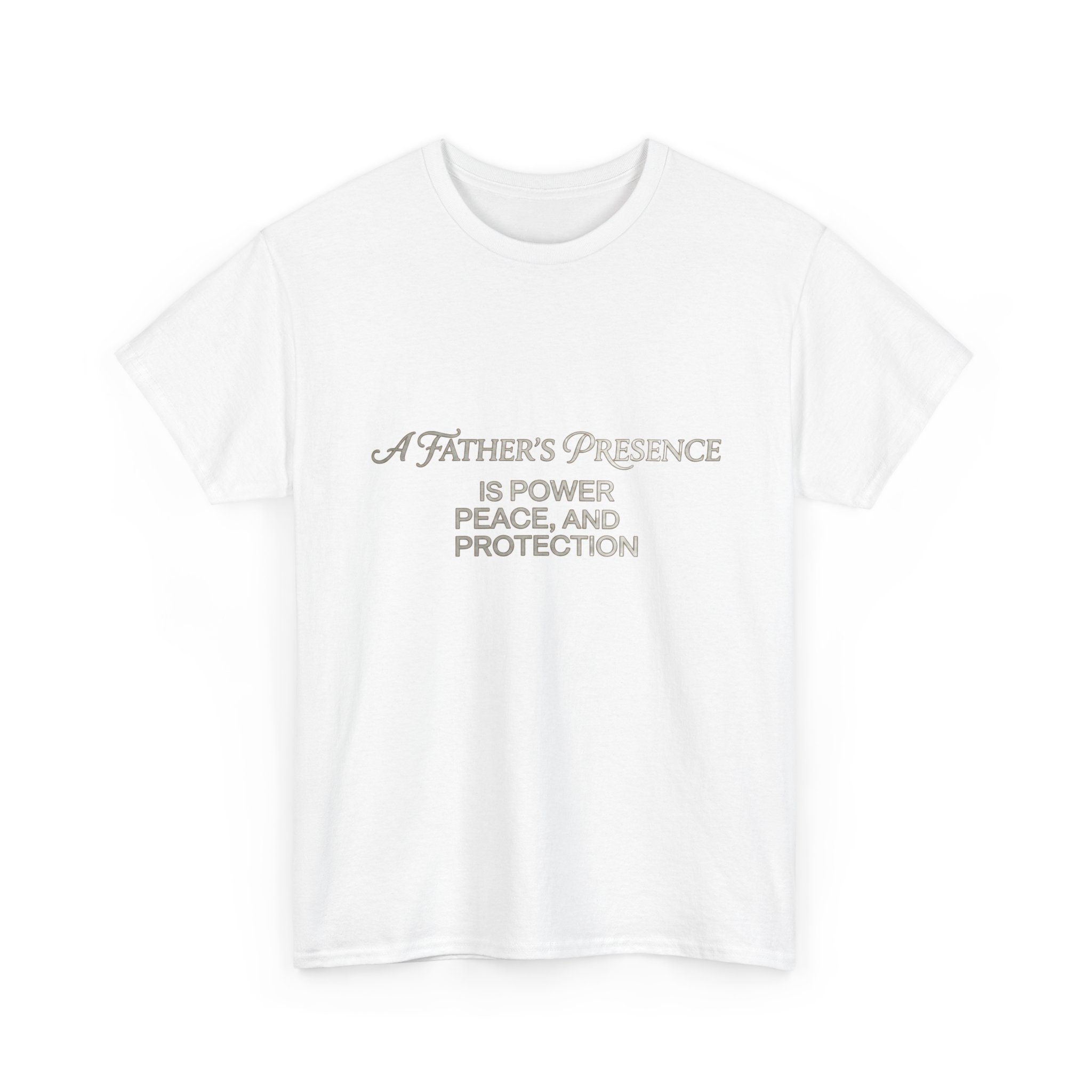 T-Shirt — "A Father's Presence" Inspirational Faith Tee - Image 3