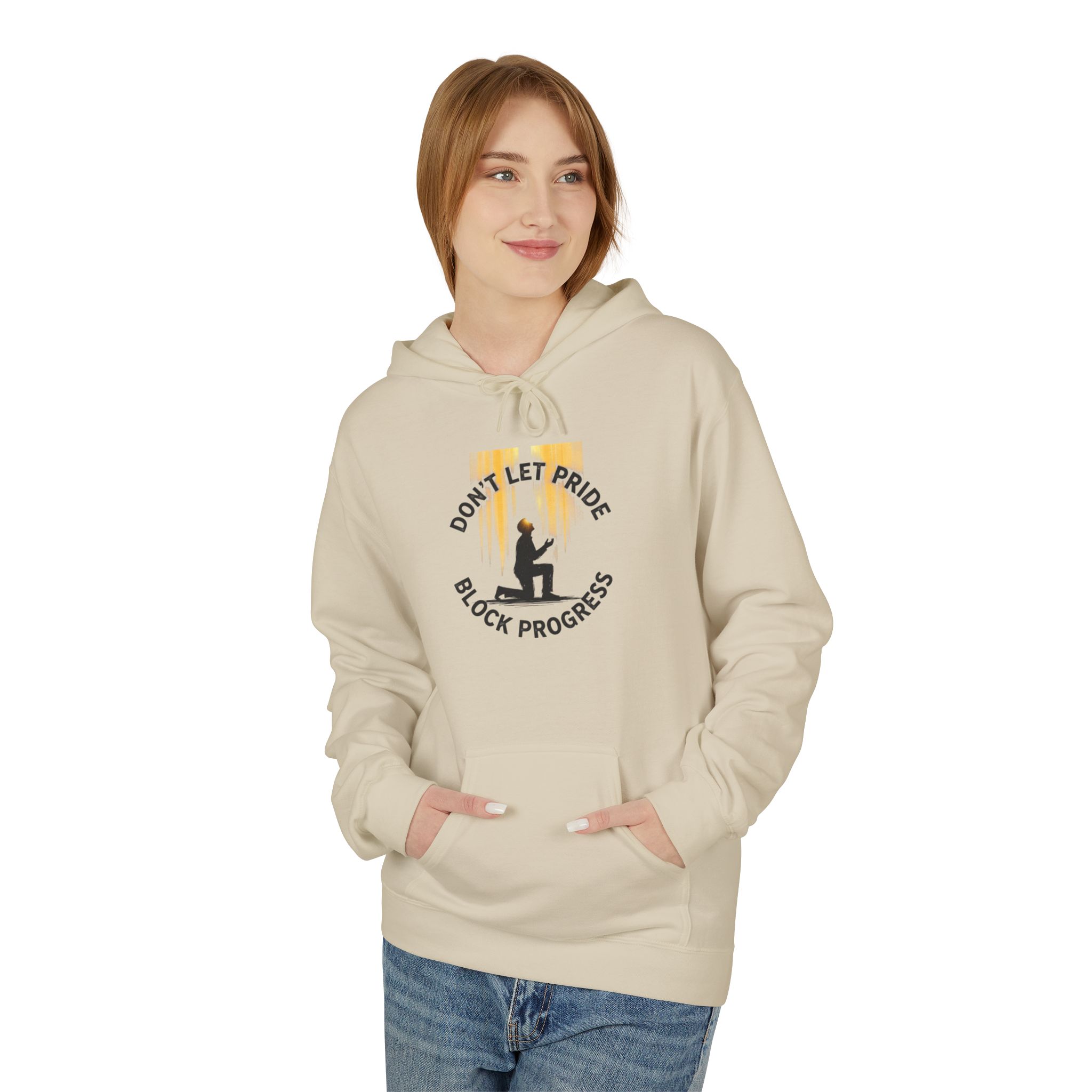 “Don't Let Pride Block Progress” -Hoodie - Image 7
