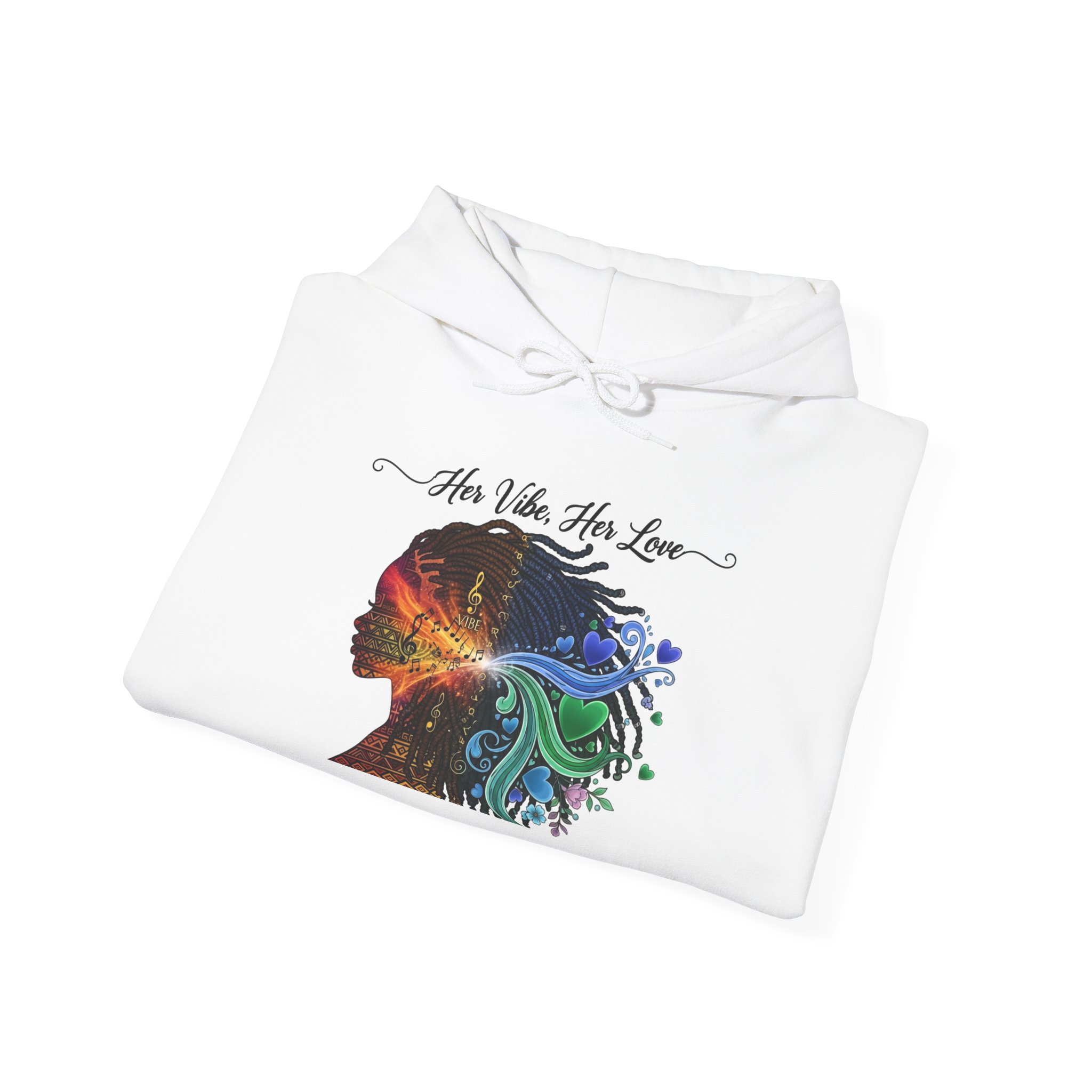 "Her Vibe, Her Love"- Hoodie - Image 4