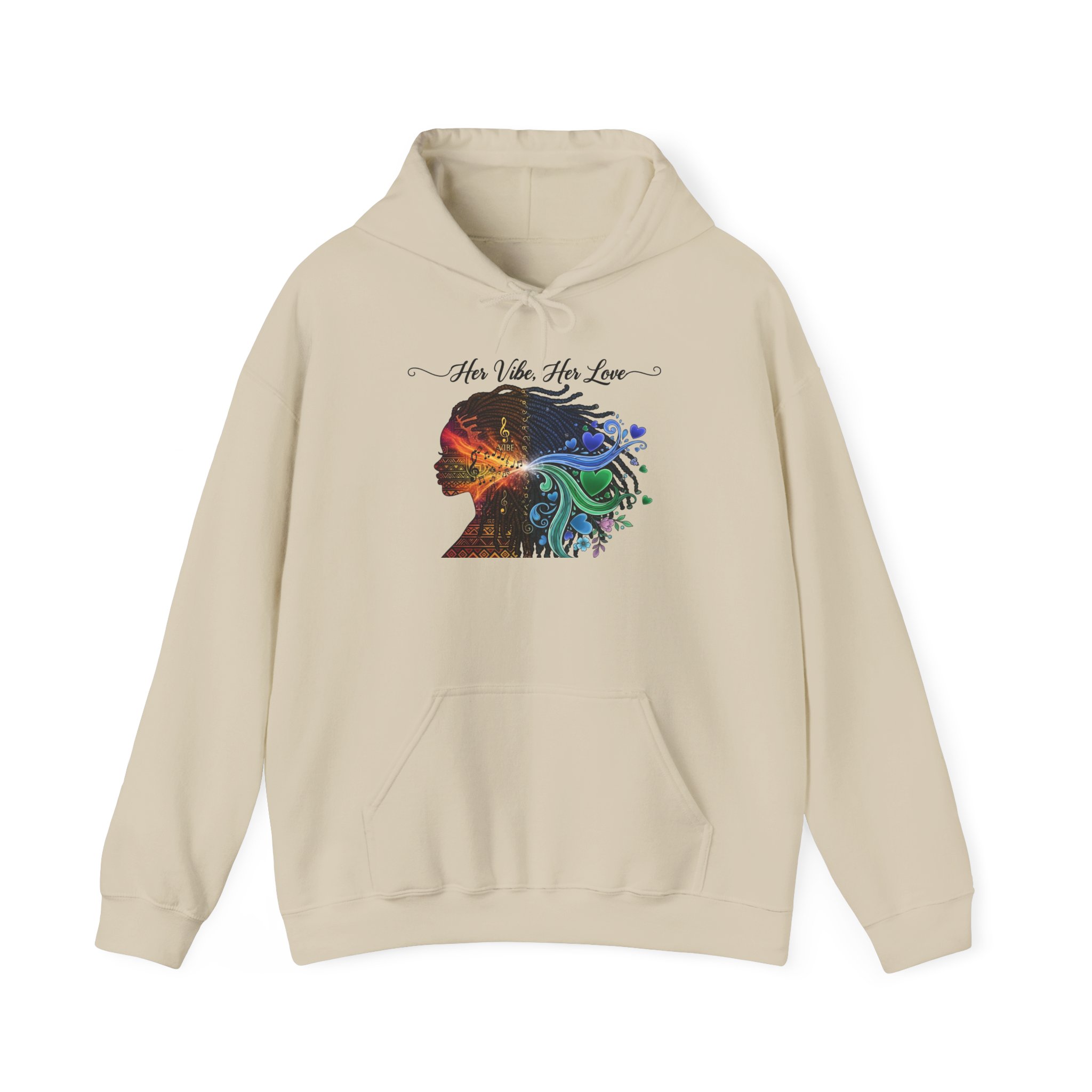 "Her Vibe, Her Love"- Hoodie - Image 5
