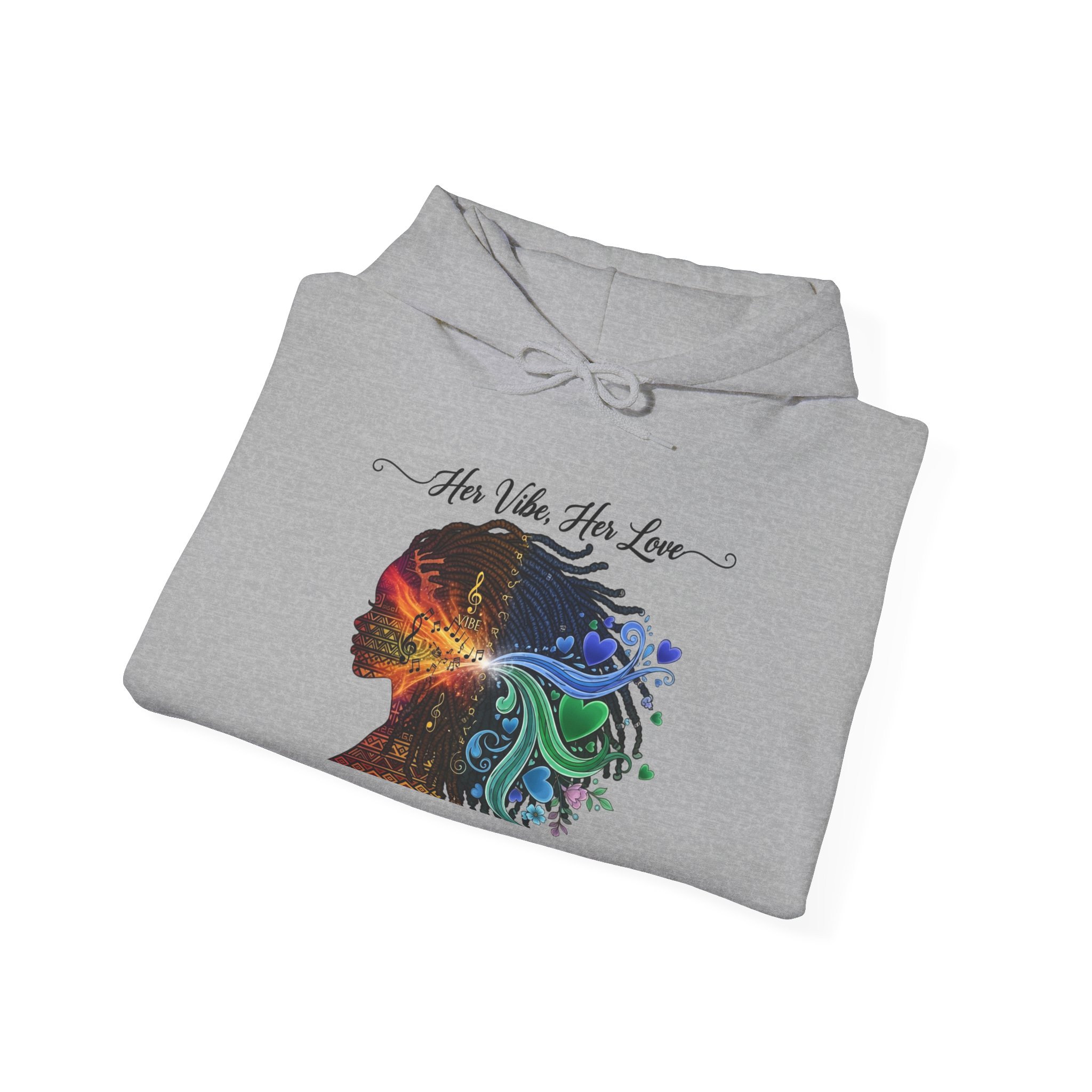 "Her Vibe, Her Love"- Hoodie - Image 12