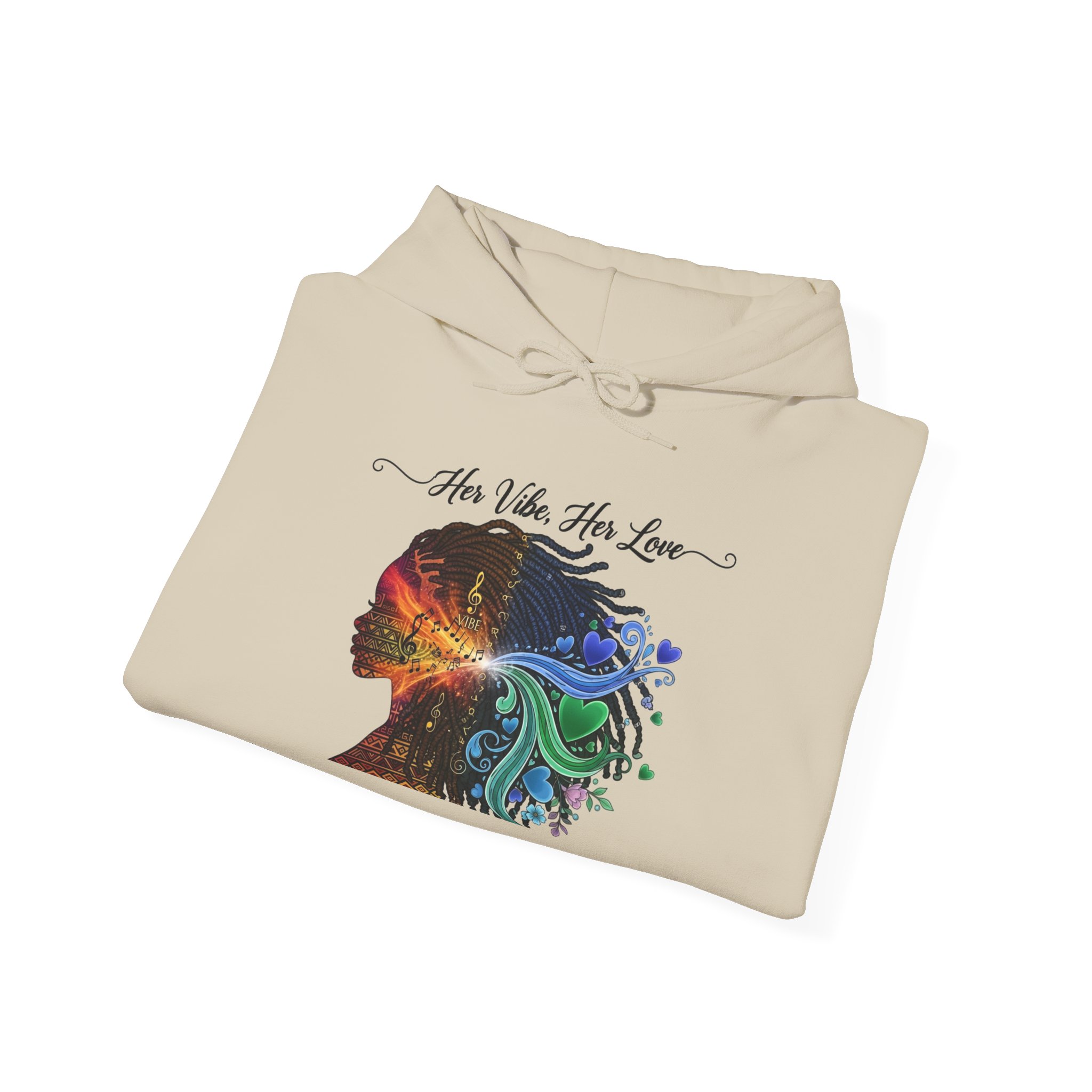 "Her Vibe, Her Love"- Hoodie - Image 8