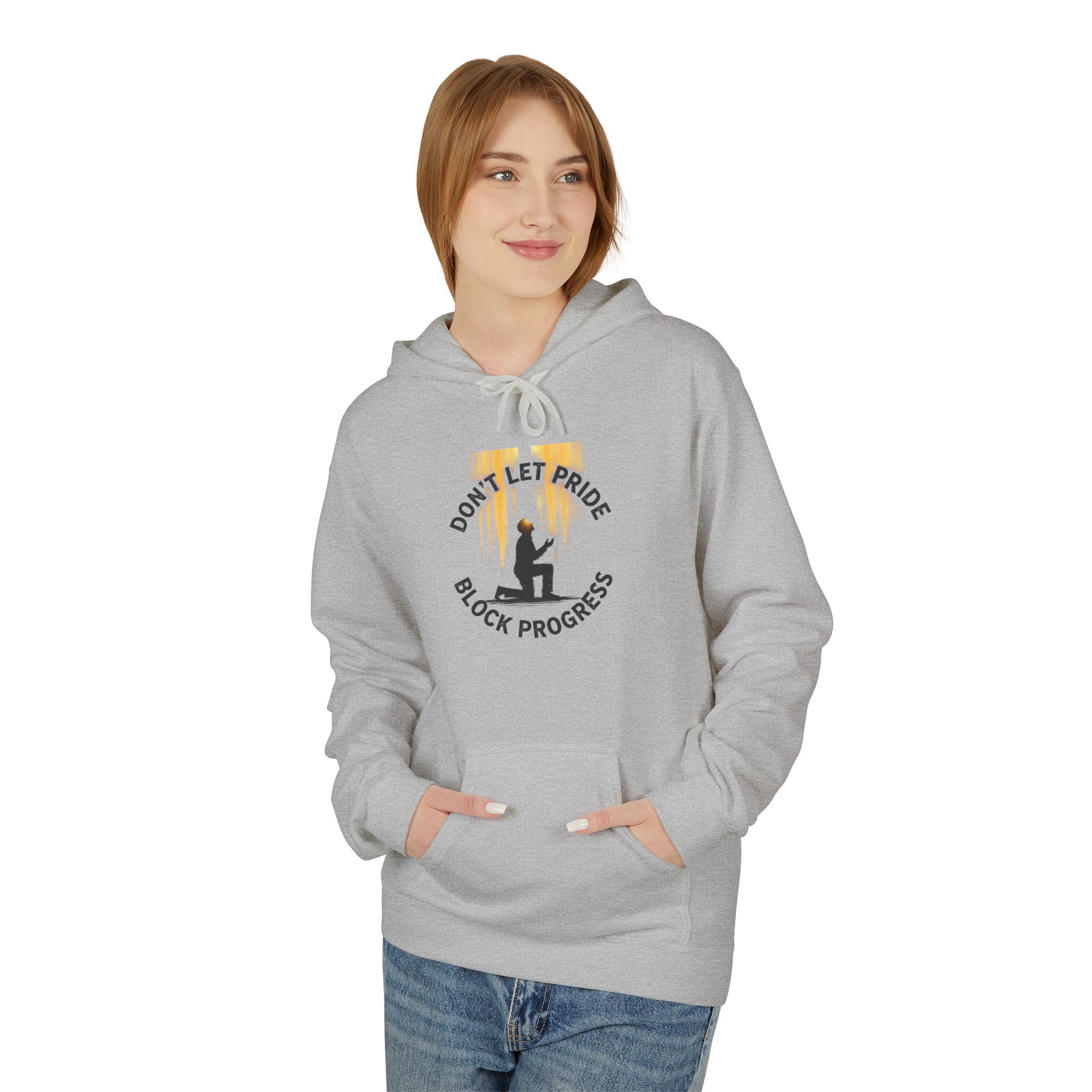 “Don't Let Pride Block Progress” -Hoodie - Image 11