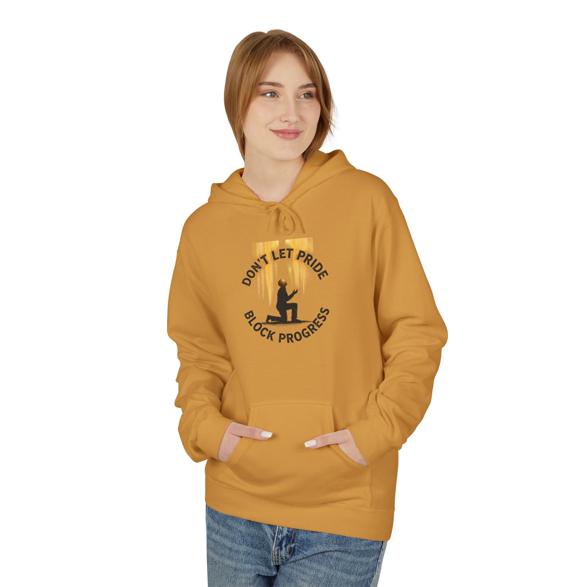 “Don't Let Pride Block Progress” -Hoodie - Image 15